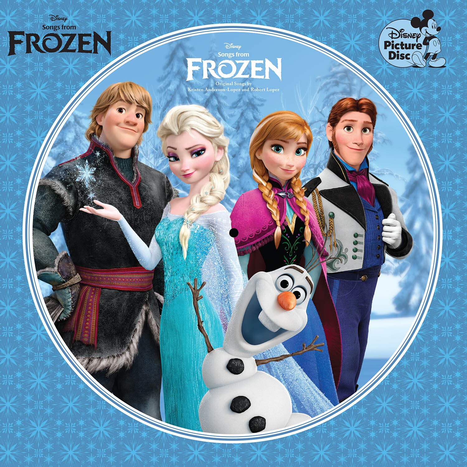 Various Artists - Songs From Frozen: Limited Edition Picture Disc Vinyl LP