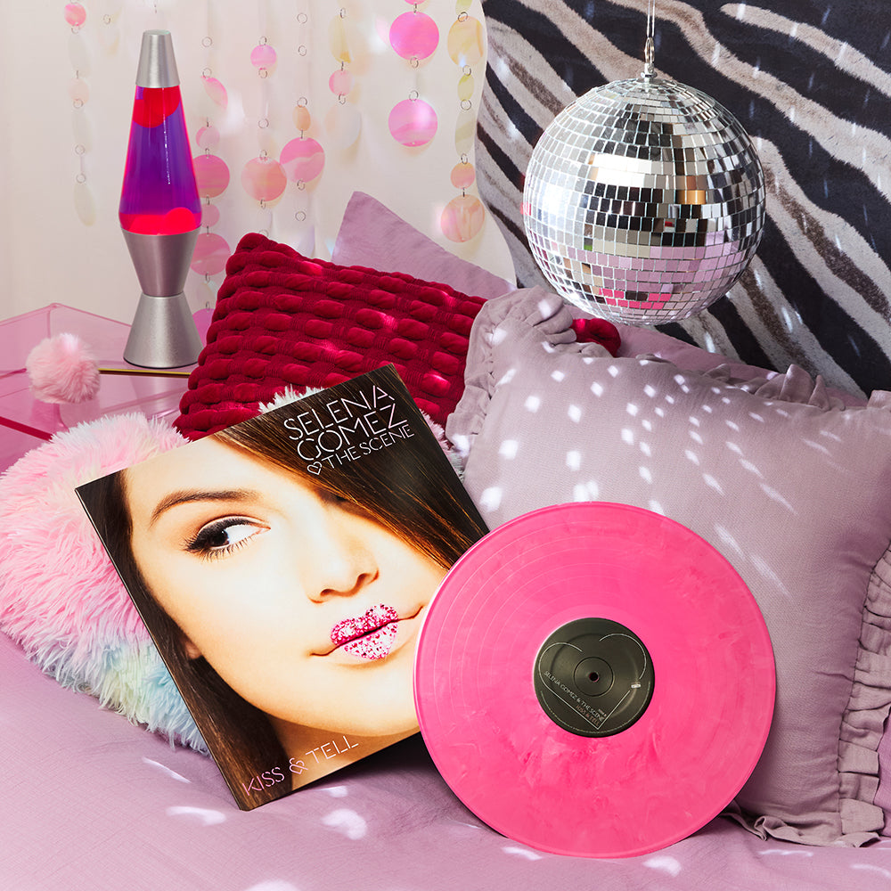 Selena Gomez & The Scene - Kiss & Tell: Splatter Pink Vinyl LP