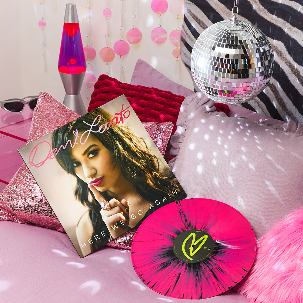 Demi Lovato - Here We Go Again: Pink & Black Splatter Vinyl LP