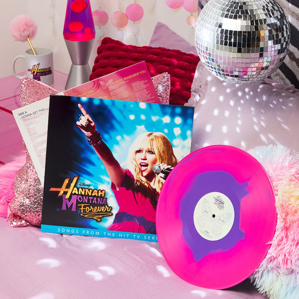 Hannah Montana - Hannah Montana Forever (Songs from the Hit TV Series): Pink & Purple Swirl Vinyl LP