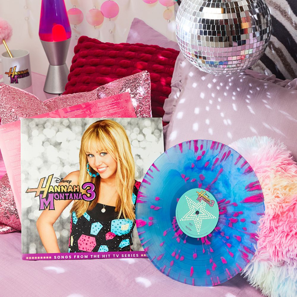 Hannah Montana - Hannah Montana 3: Pink & Blue Splatter Vinyl LP