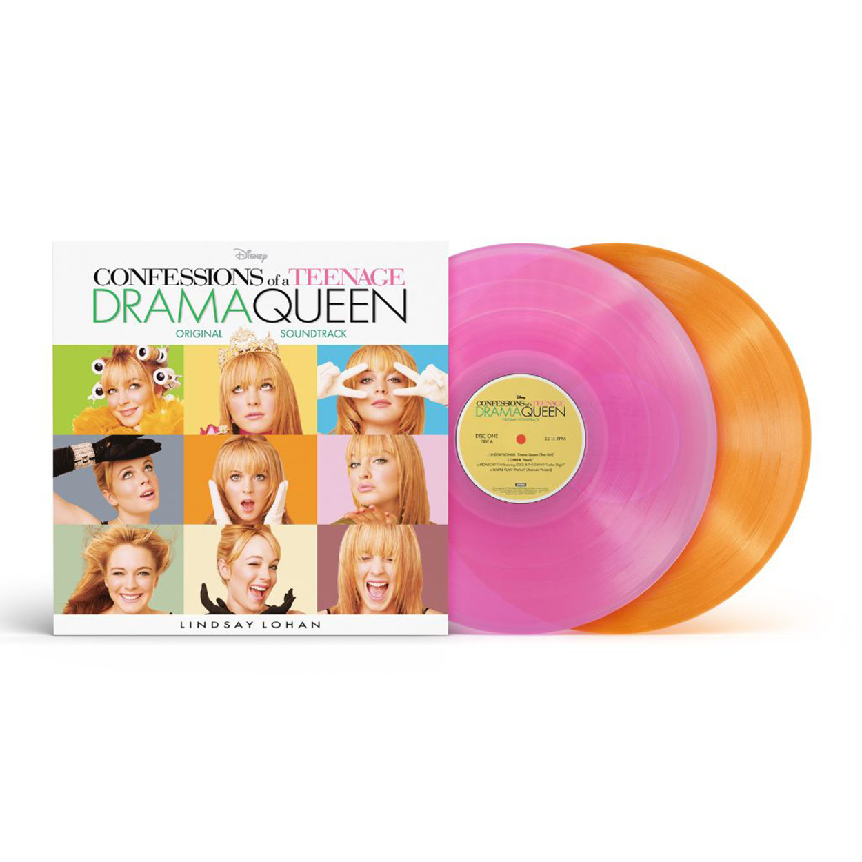 Various Artists - Confessions of a Teenage Drama Queen: Orange & Pink Vinyl 2LP