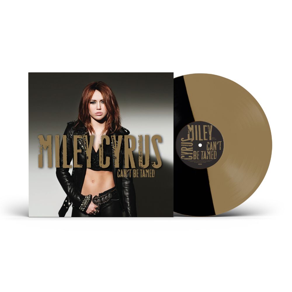 Miley Cyrus - Can't Be Tamed: Gold & Black Vinyl LP