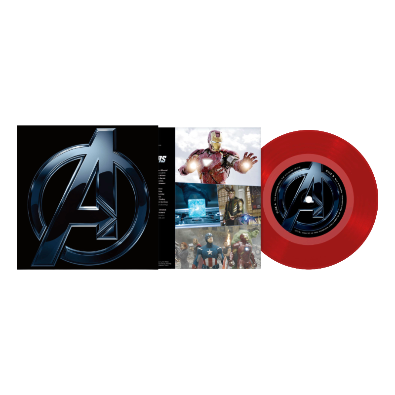 Alan Silvestri - The Avengers: Opaque Red 7" Colour Vinyl