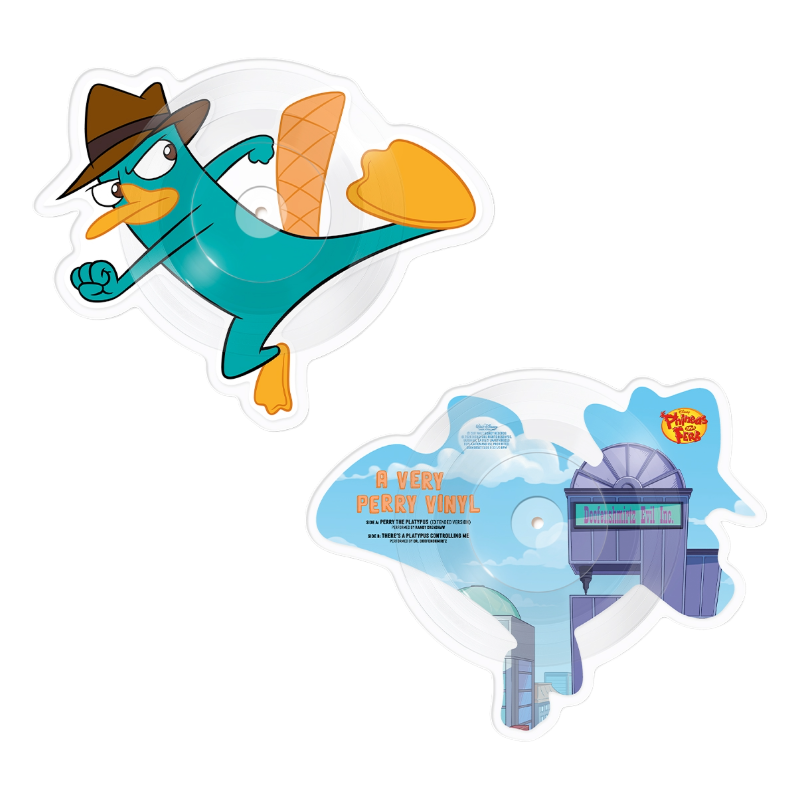 Cast Of 'Phineas and Ferb' - A Very Perry Vinyl (From "Phineas and Ferb"): Die-Cut Vinyl