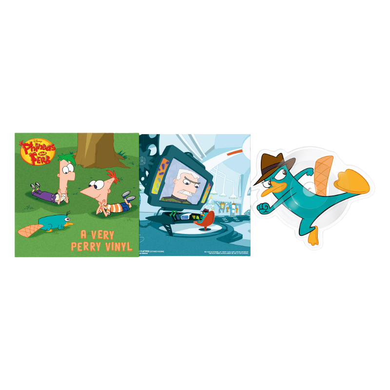 Cast Of 'Phineas and Ferb' - A Very Perry Vinyl (From "Phineas and Ferb"): Die-Cut Vinyl