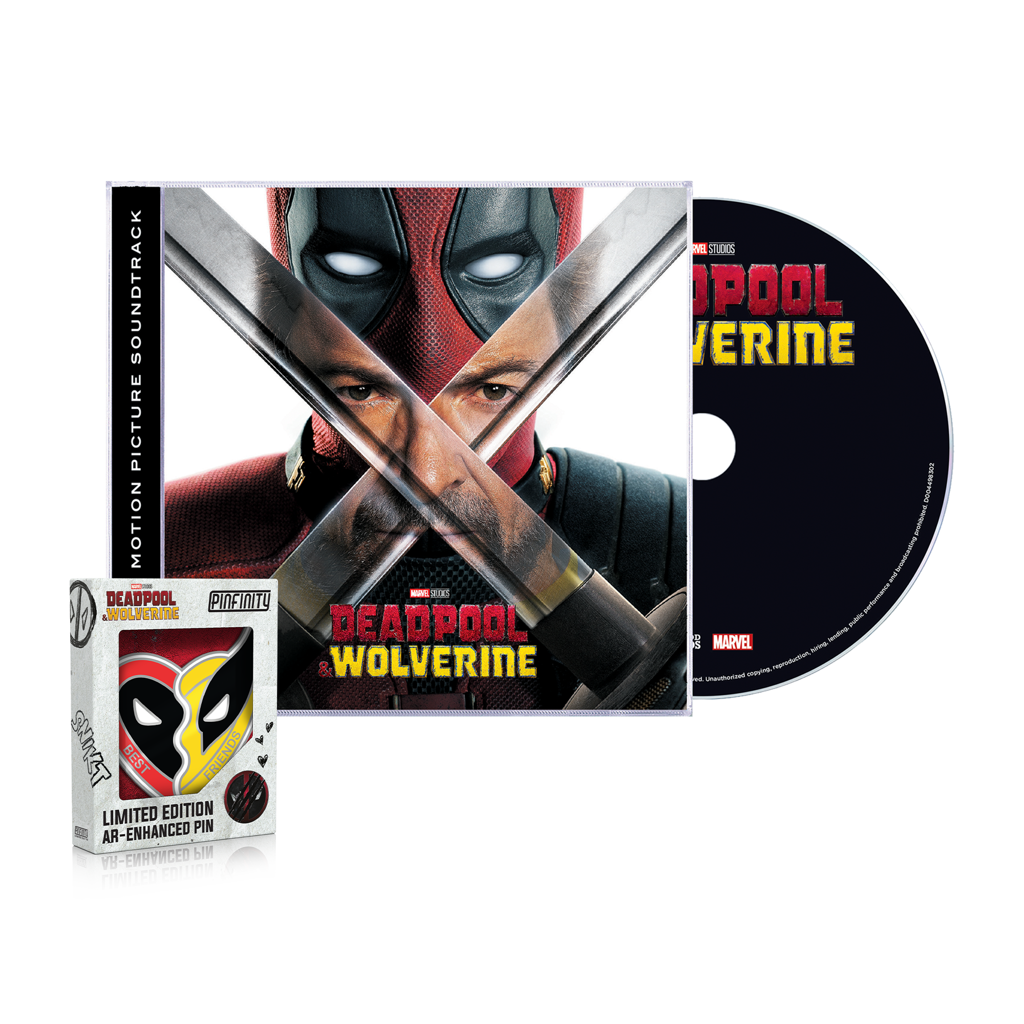 Deadpool & Wolverine (OST): CD + Pinfinity Badge