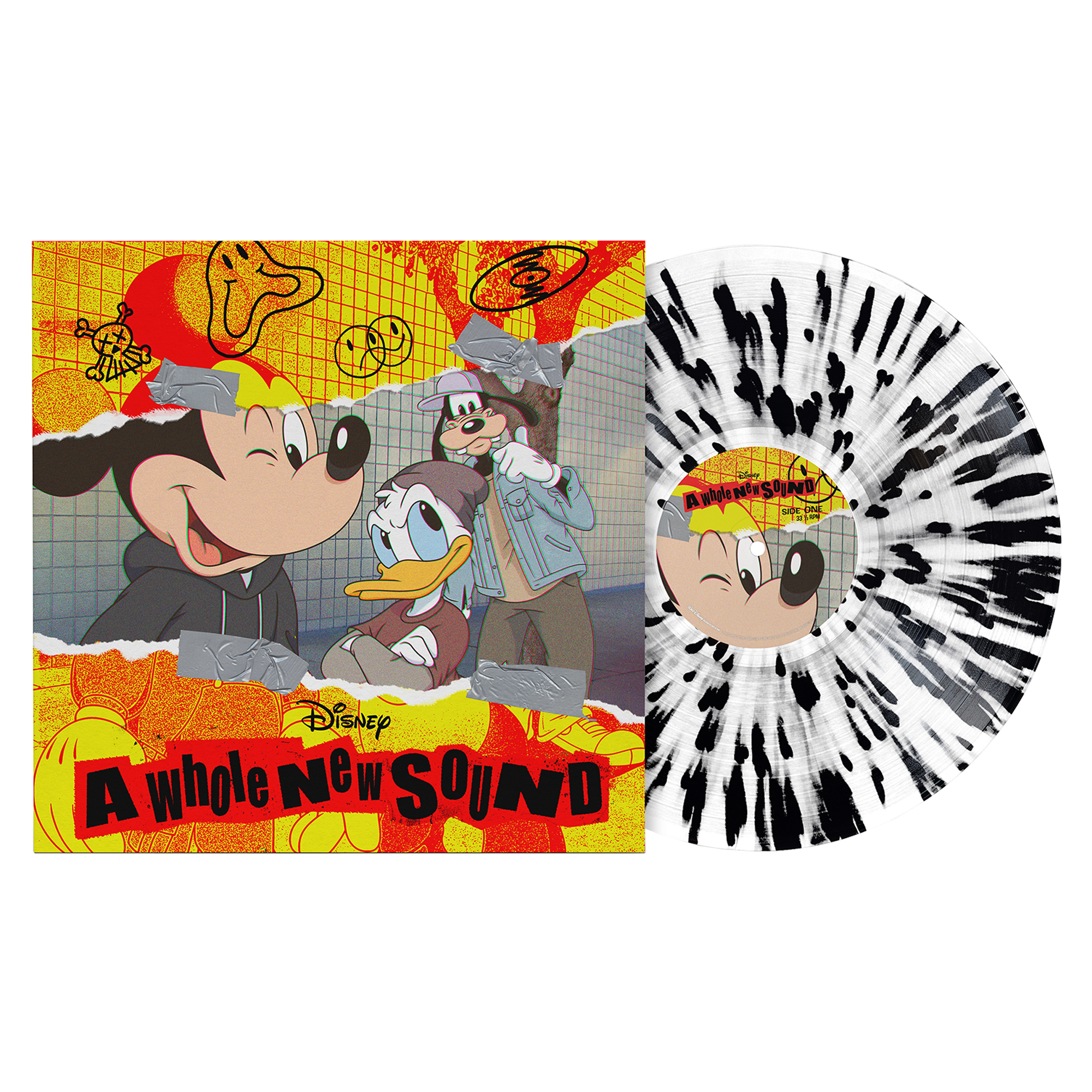 Various Artists - A Whole New Sound: White and Black Splatter Vinyl LP