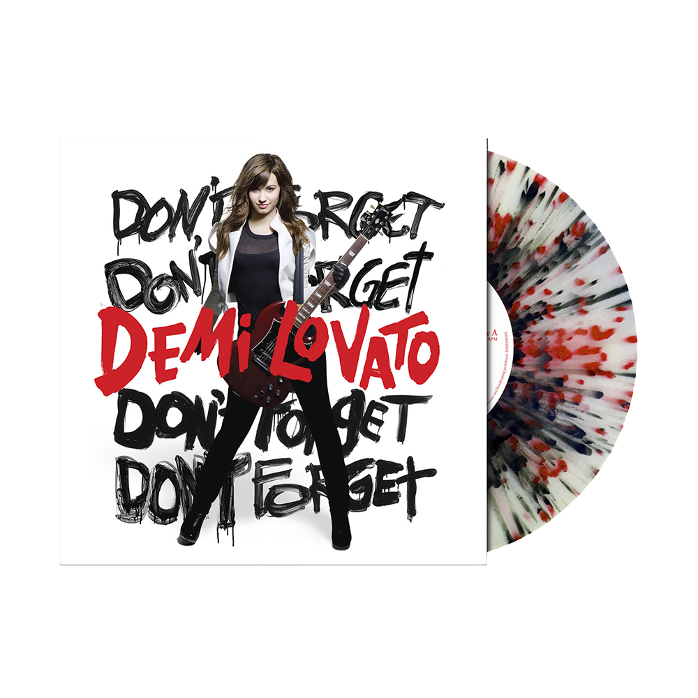 Demi Lovato - Don't Forget: Red & Black Splatter Vinyl LP