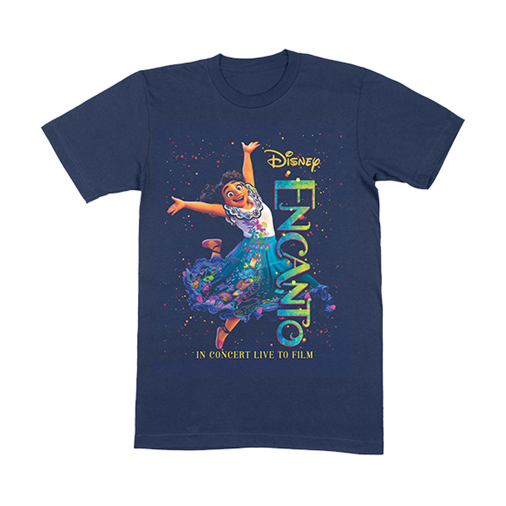 Disney - Disney Encanto - Live In Concert - Navy 'Mirabel Magic Sparkle' T-Shirt