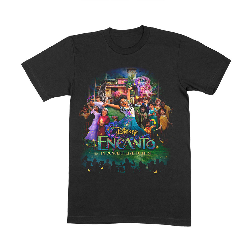 Disney - Disney Encanto - Live In Concert - Black ' Tour' T-Shirt