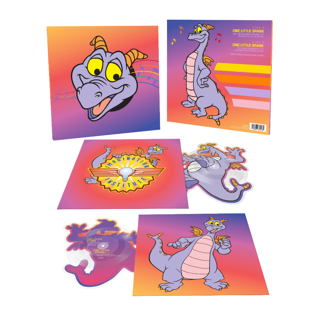 Richard M. Sherman, Robert B. Sherman, Chuck McCann, Billy Barty - Figment: 10" Die-Cut Vinyl