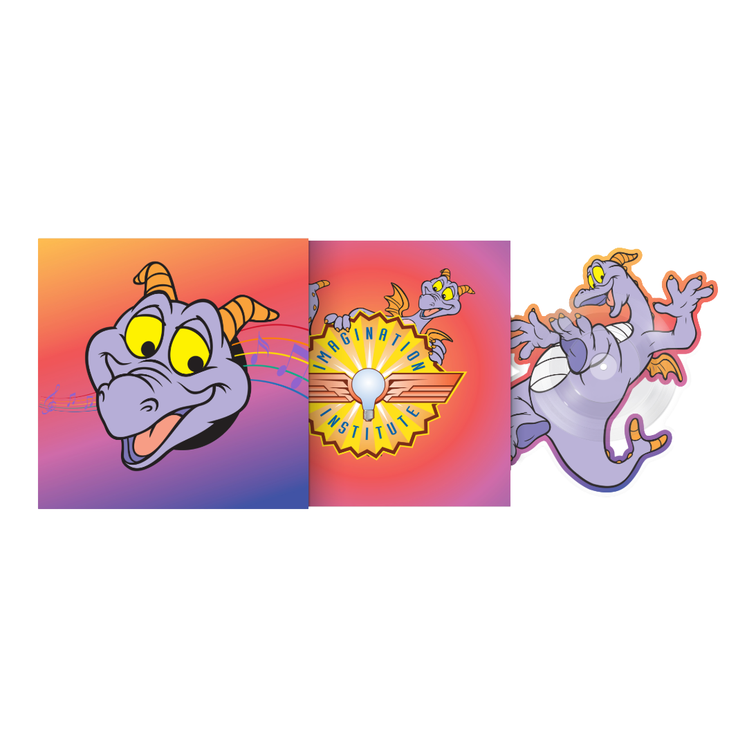 Richard M. Sherman, Robert B. Sherman, Chuck McCann, Billy Barty - Figment: 10" Die-Cut Vinyl