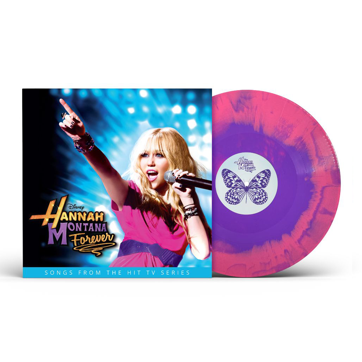 Hannah Montana - Hannah Montana Forever (Songs from the Hit TV Series): Pink & Purple Swirl Vinyl LP
