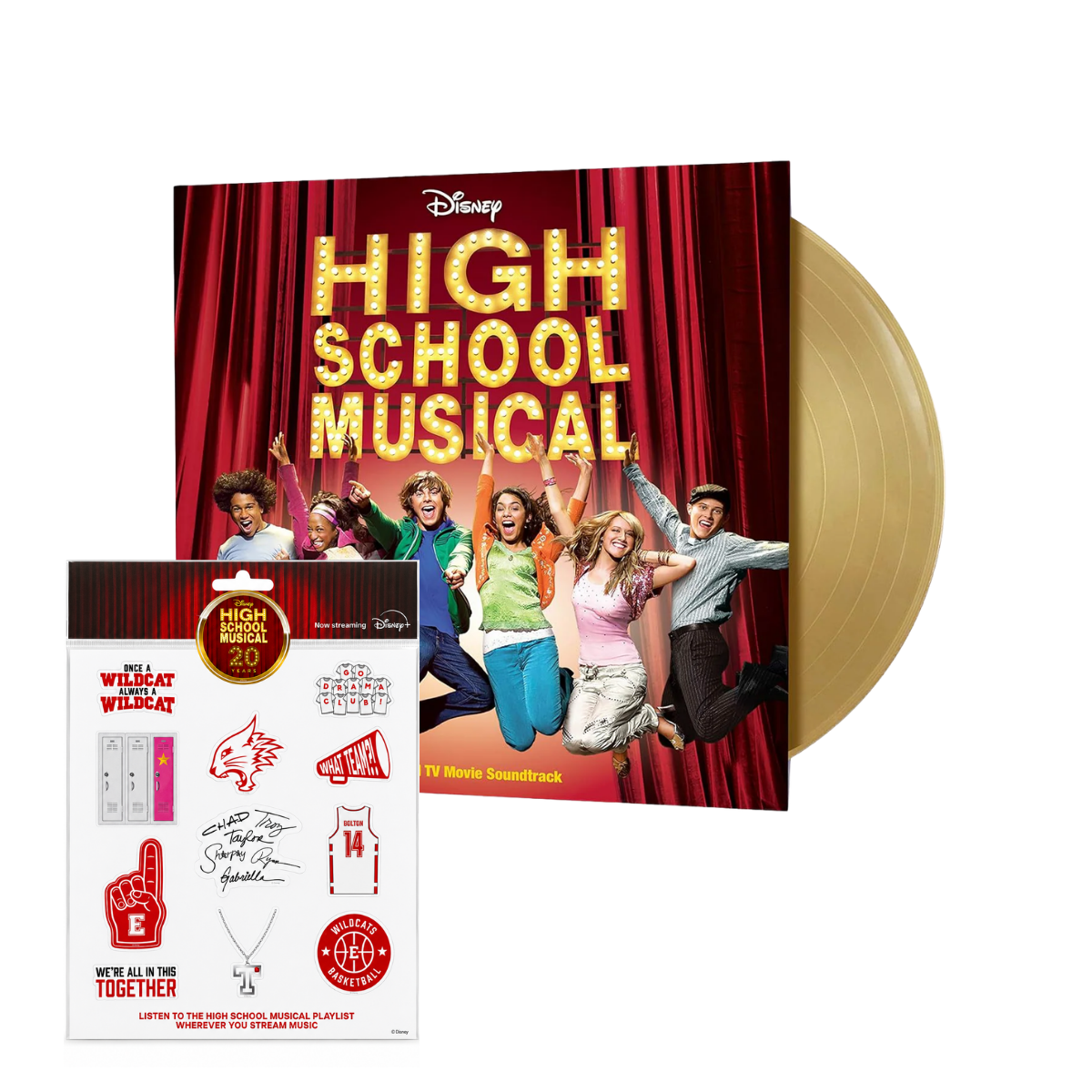 High School Musical: Limited Gold Vinyl LP + Free Stickers