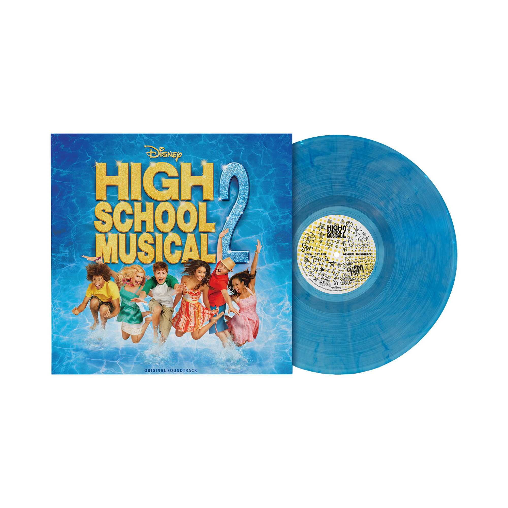 High School Musical 2: Sky Blue Vinyl LP - Disney Music Emporium UK