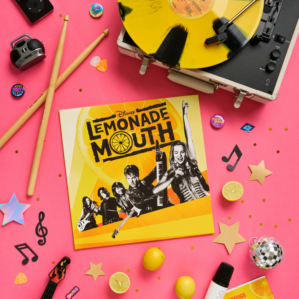 Lemonade Mouth: Yellow & Black Vinyl LP + Poster
