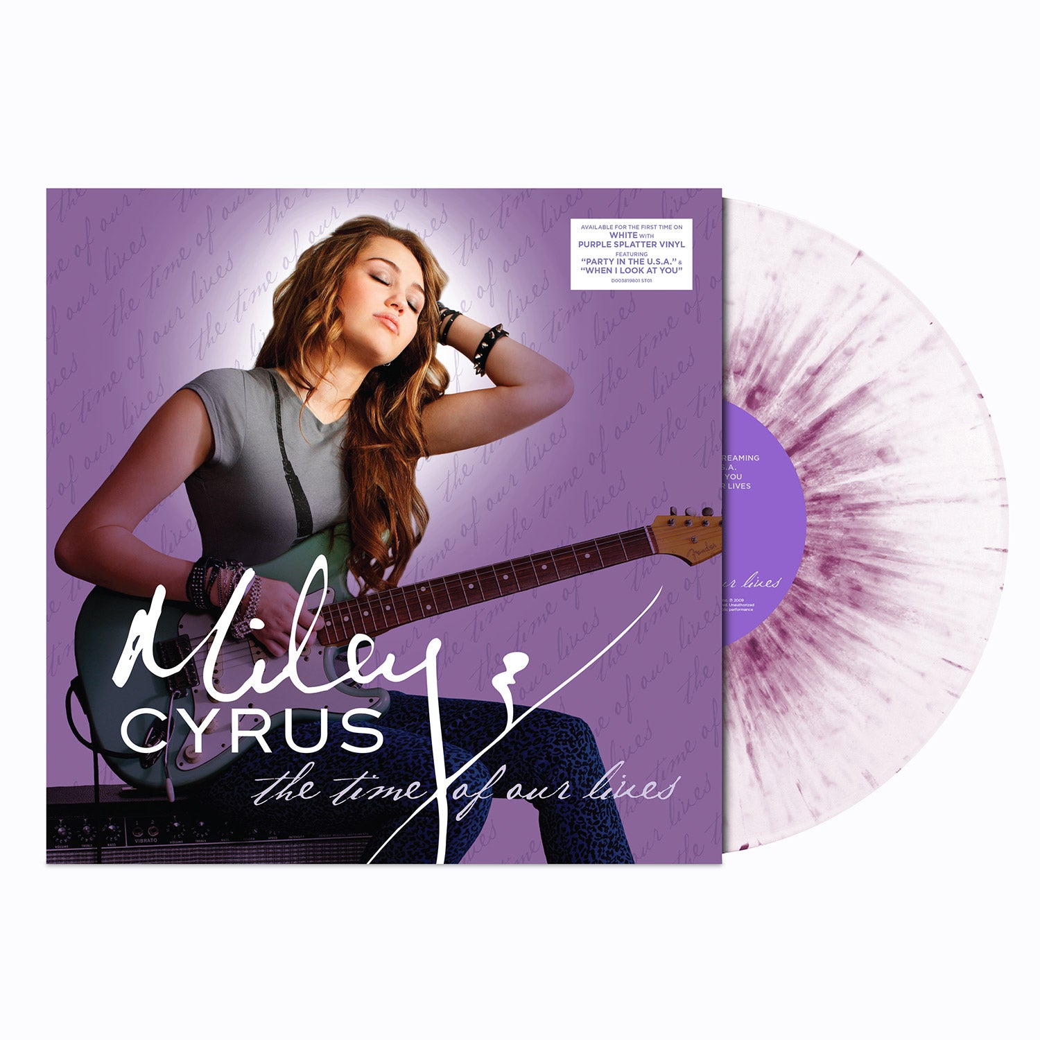 Miley Cyrus - The Time of Our Lives: Purple Splatter Vinyl LP