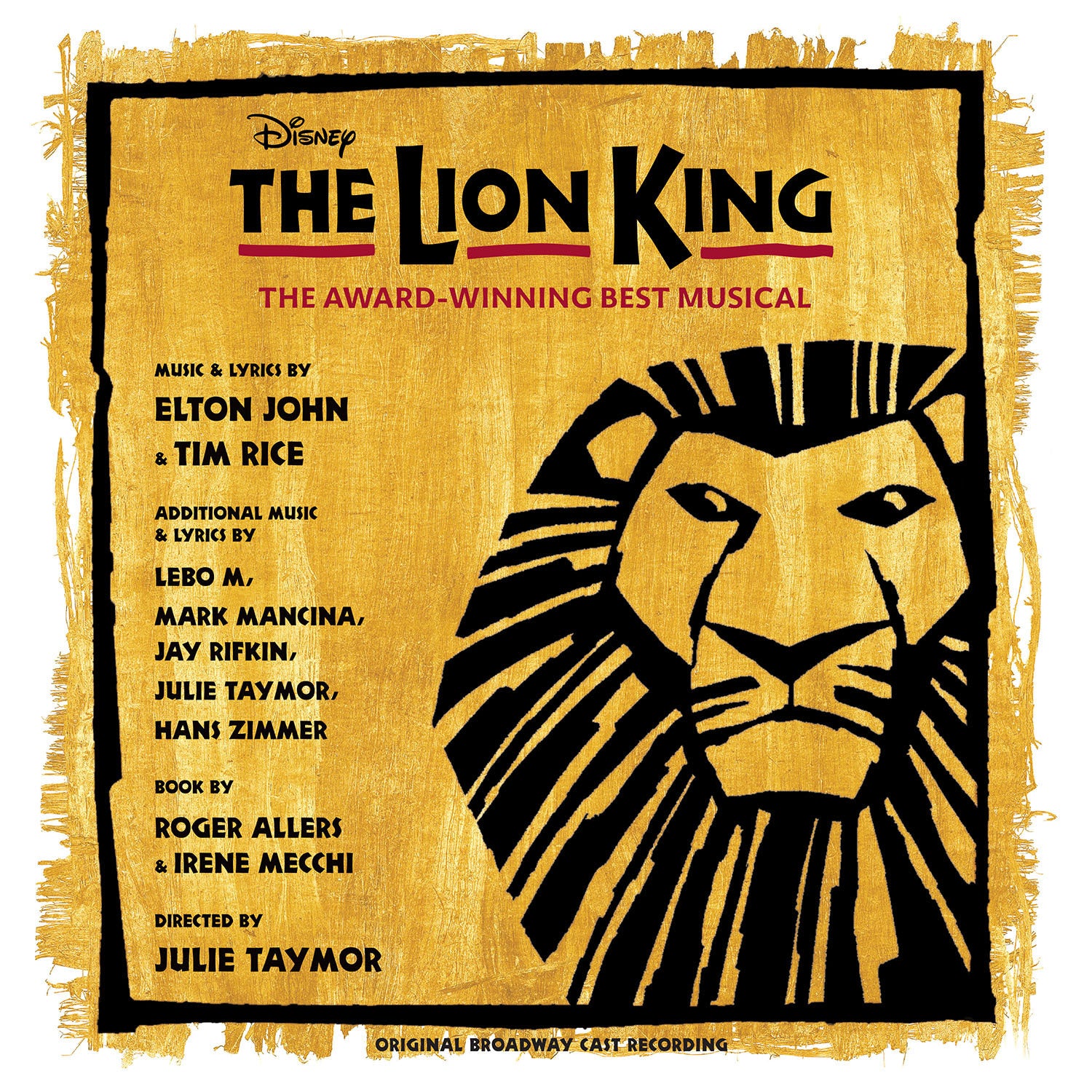 Various Artists - The Lion King - Original Broadway Cast Recording: Vinyl LP