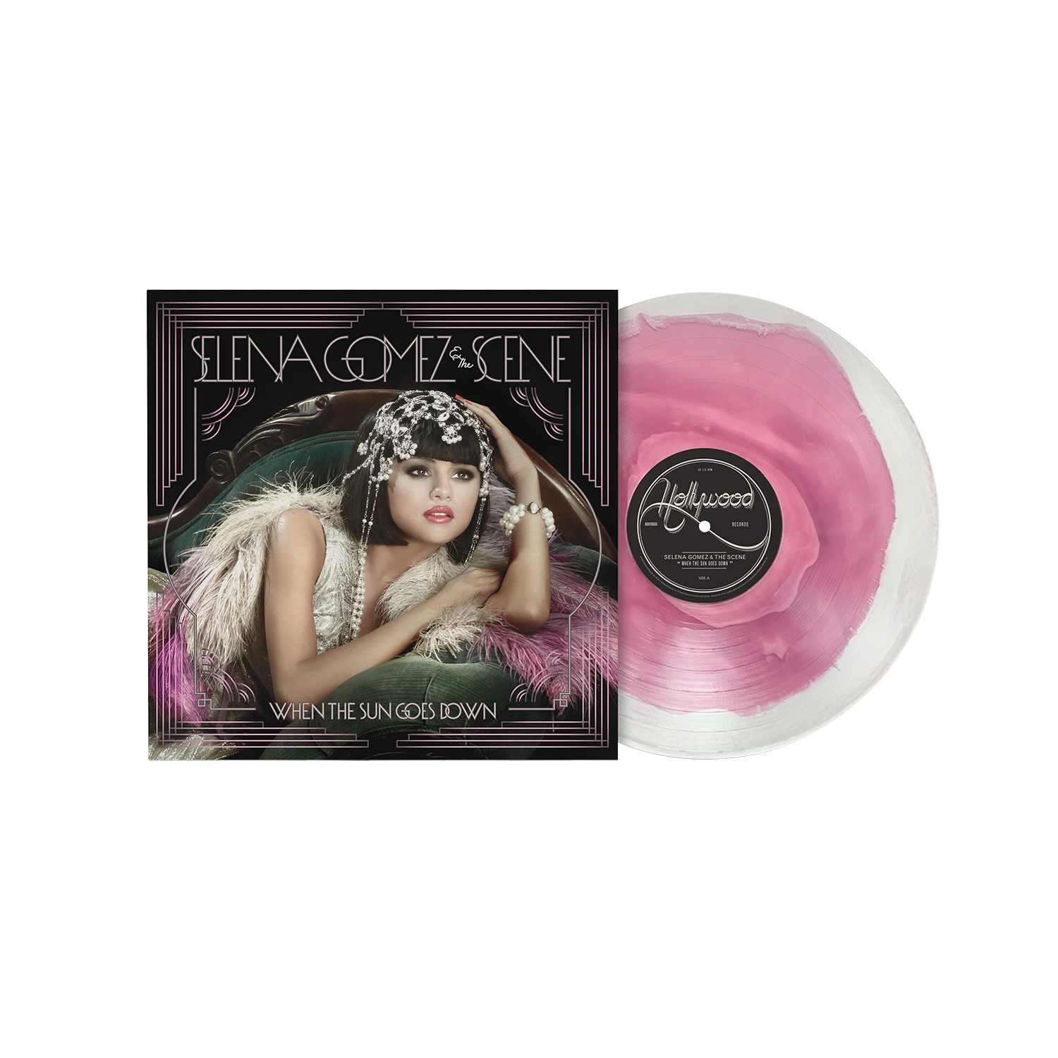 Selena Gomez & The Scene - When the Sun Goes Down: Lavender and White Swirl Vinyl LP