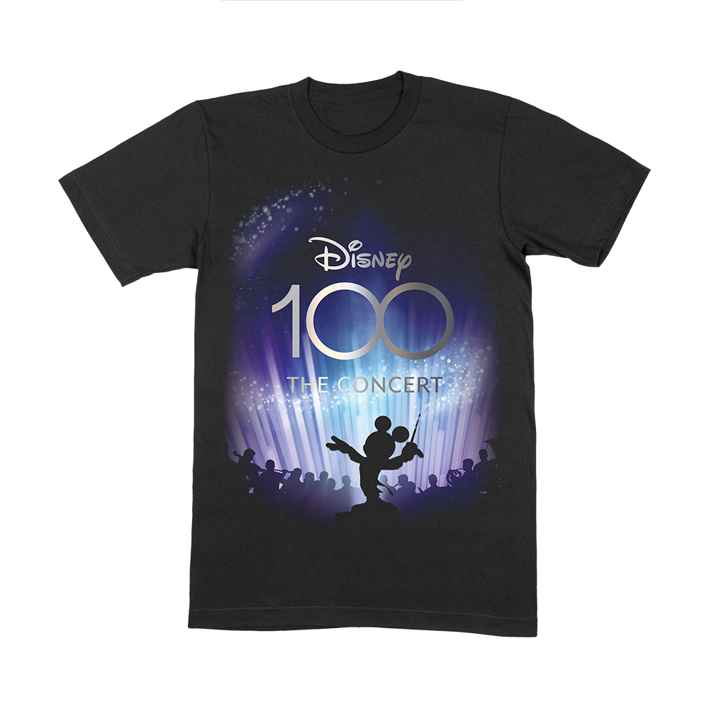 Disney - Disney 100 - The Concert - 'Black 'Admat Tour' T-Shirt