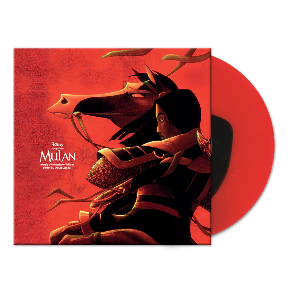 Various Artists - Songs From Mulan: Limited Ruby Red and Obsidian Colour Vinyl LP